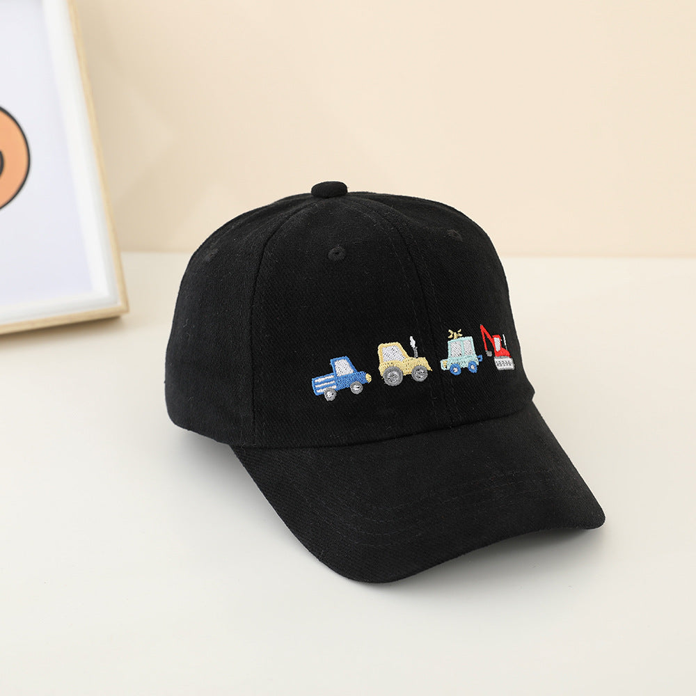 Wholesale Cartoon Children's Hats Brushed Cloth Baseball Cap Sun Hat Kids Hat ACC-KH-WoBang001
