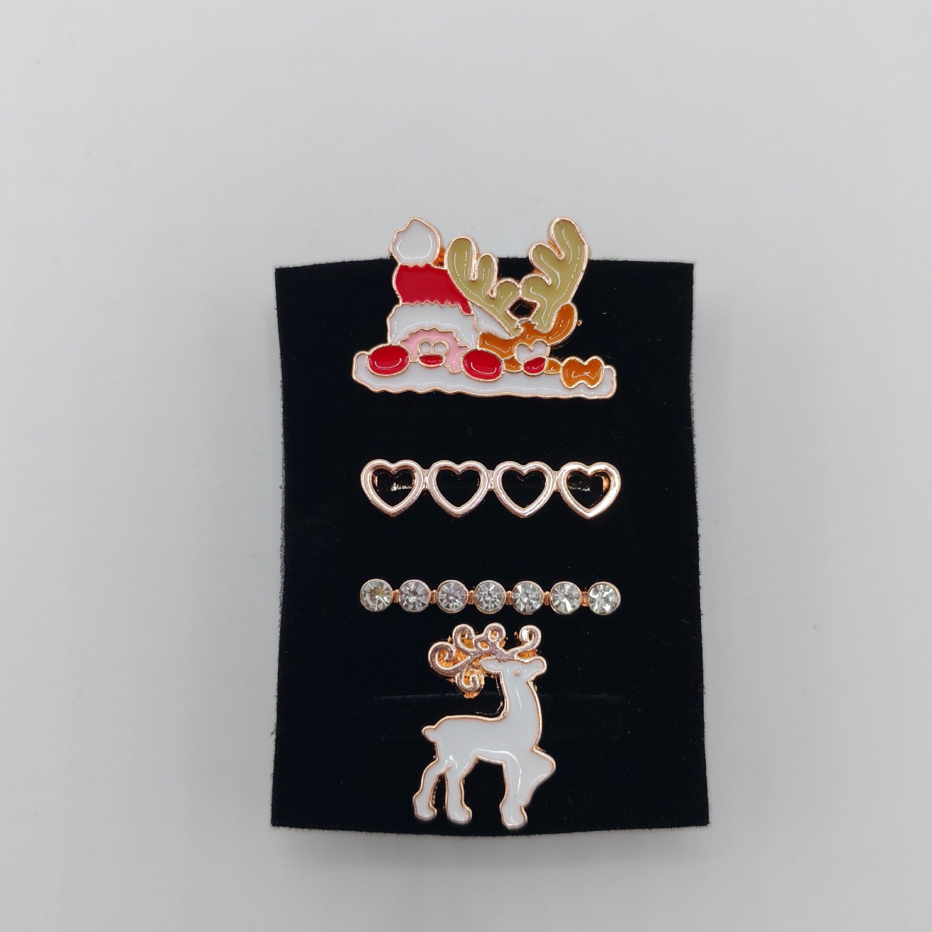 Wholesale Christmas Reindeer Silicone Band With Dripping Oil Charm Decorative Gift Accessory