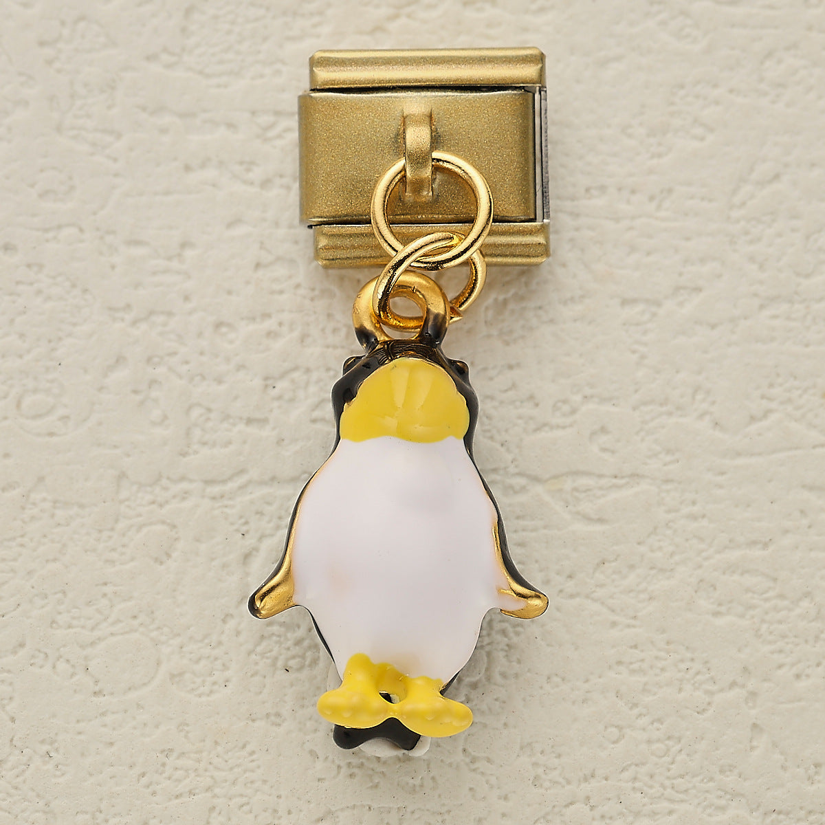 Wholesale 10pcs Italian Charm Bracelet 9mm DIY Splicing Puppy Penguin Panda Stainless Steel Composable Bracelet