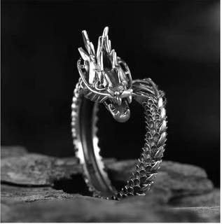 Wholesale retro dragon ring personality opening ring