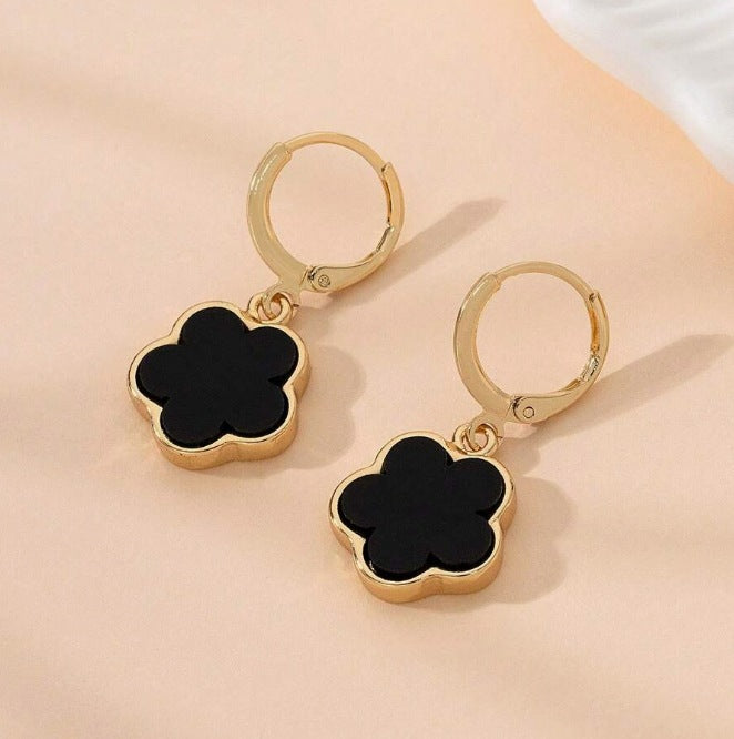 Wholesale Flower pendant earrings