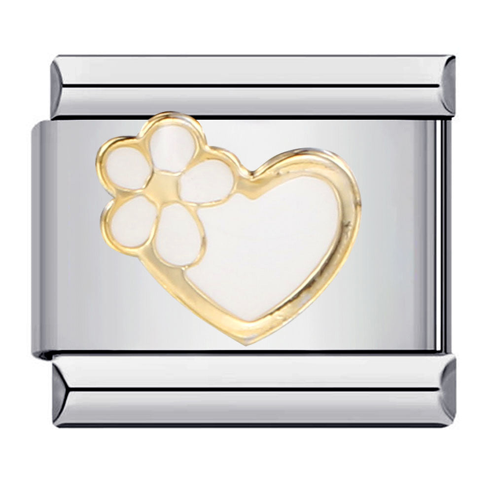 Wholesale Italian Charm Bracelet 9mm DIY Splicing Removable Colorful Smiley Flower Stainless Steel Composable Bracelet