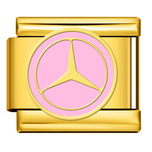 Wholesale Italian Charm Bracelet 9mm DIY Car Logo Series   Creative Stainless Steel Composable Bracelet