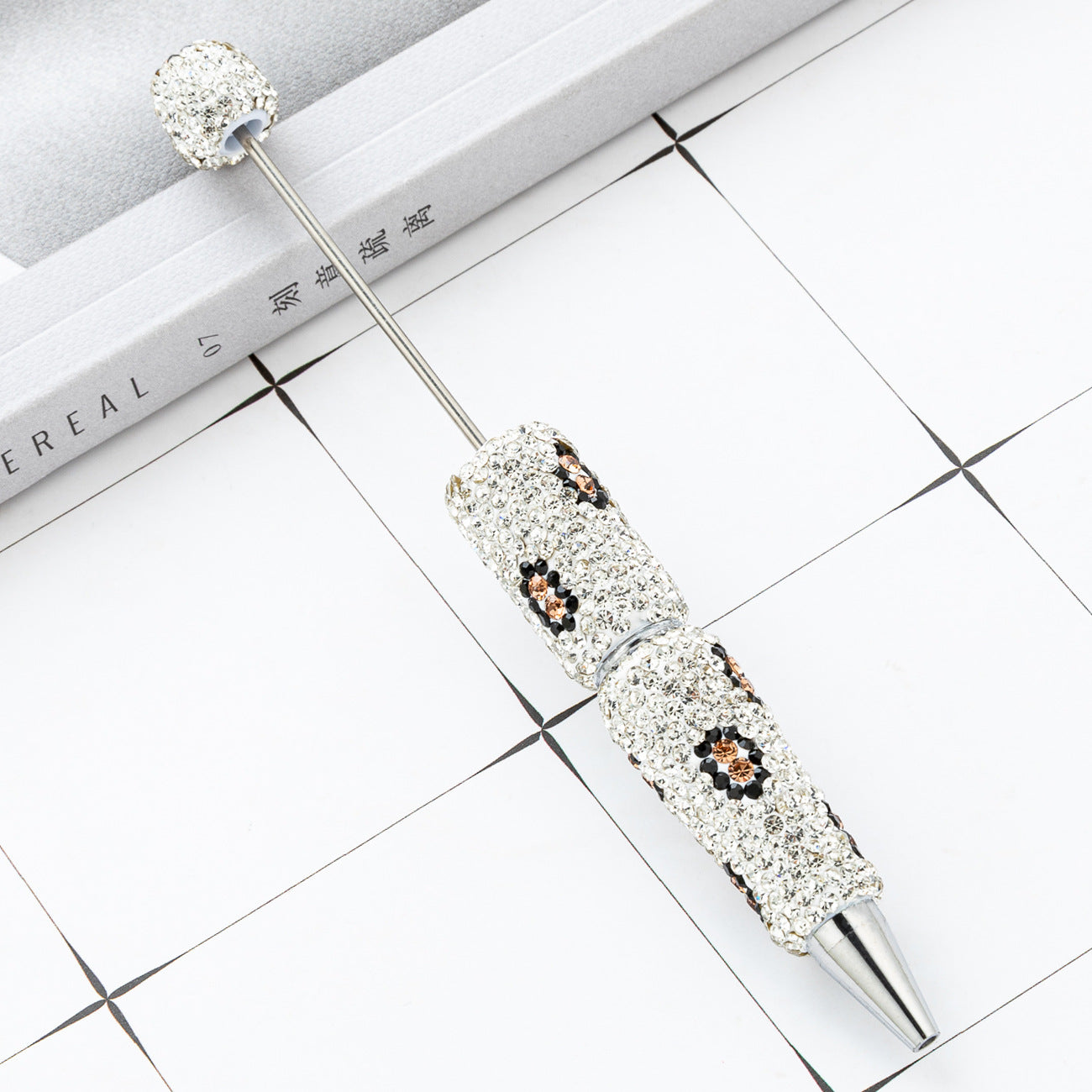 Wholesale Leopard Print Beadable Diamond Pens