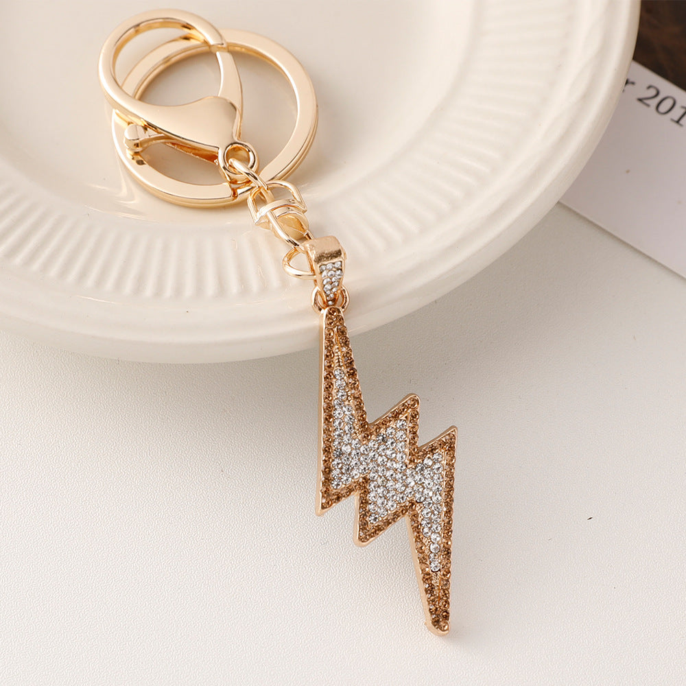 Wholesale Diamond Alloy Hip Hop Lightning Keychains ACC-KC-ChenHui009
