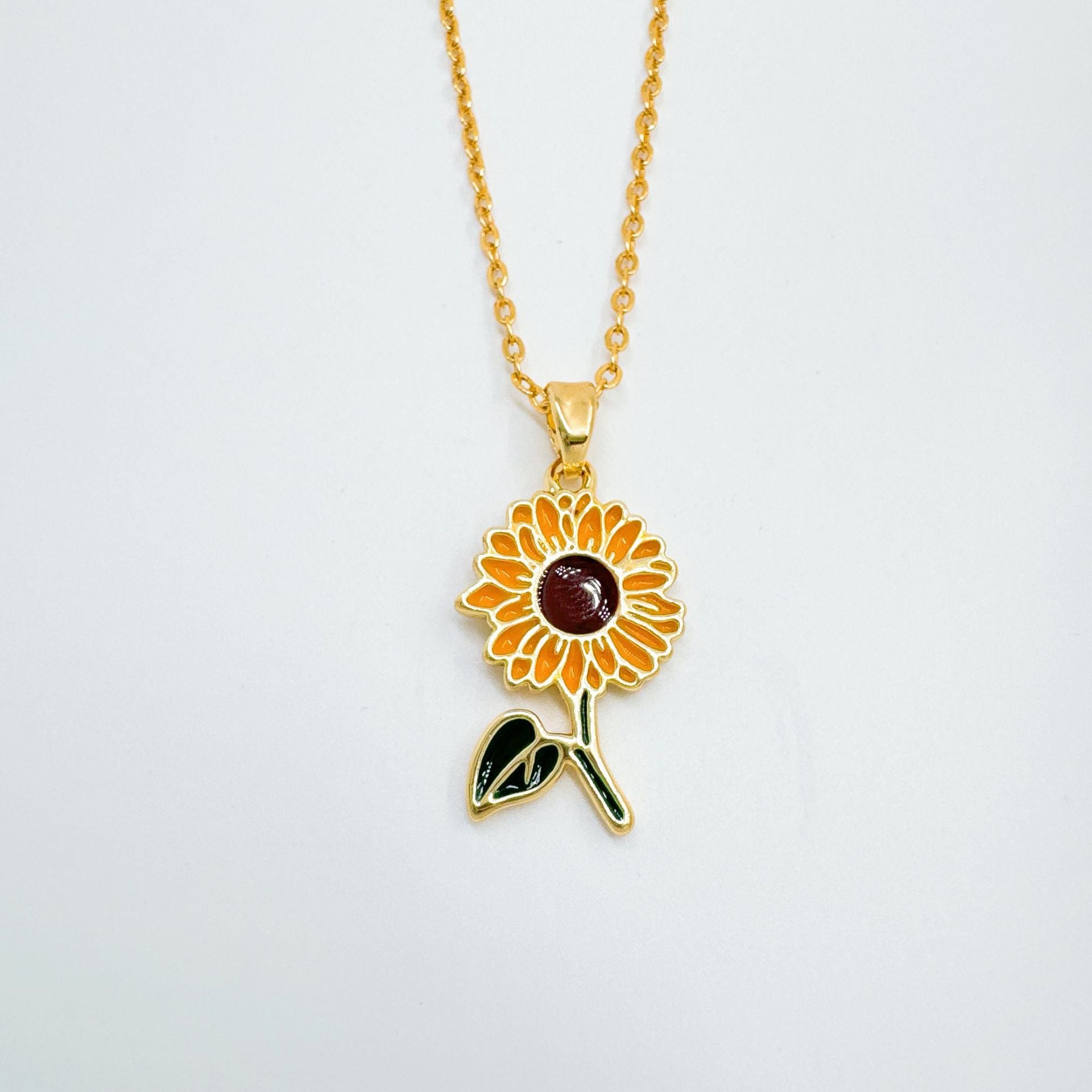 Wholesale Electroplated Copper Rose Flower Pendant Necklace,  Jewelry Accessory for Girls