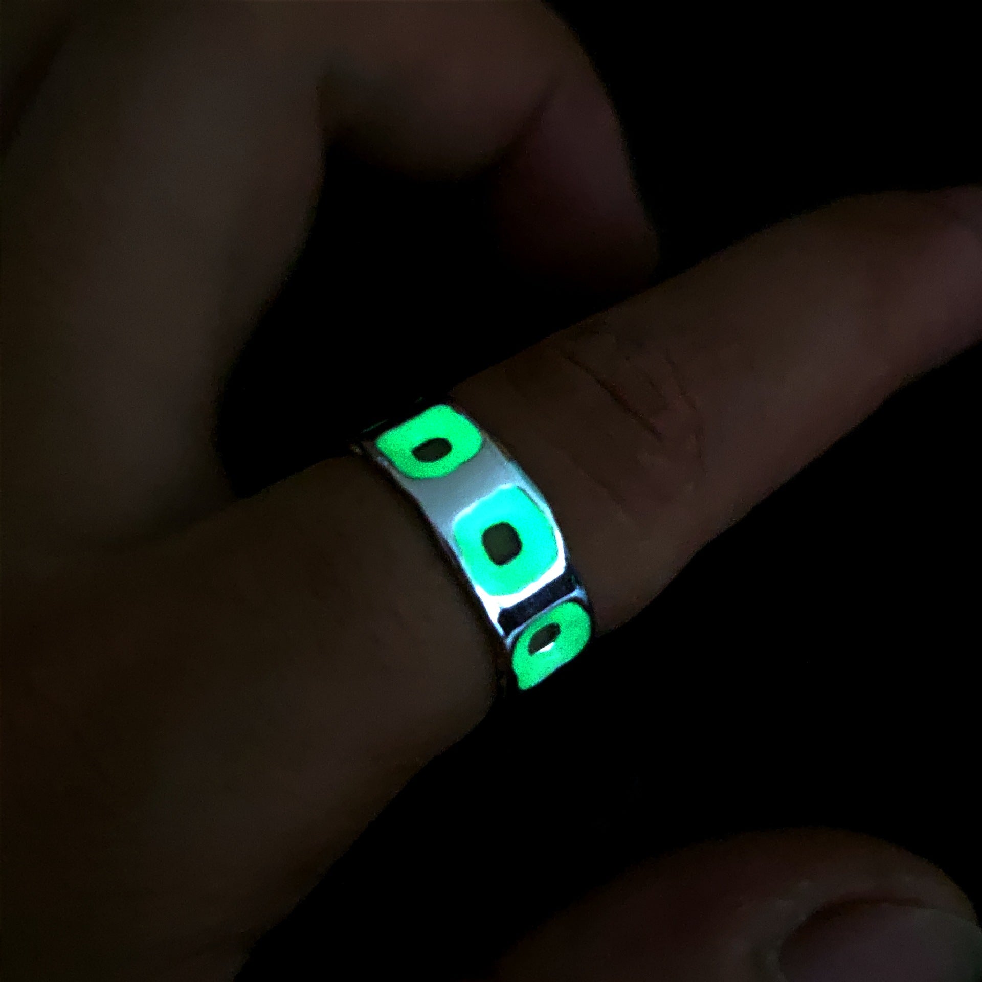 Wholesale  personalized luminous open ring