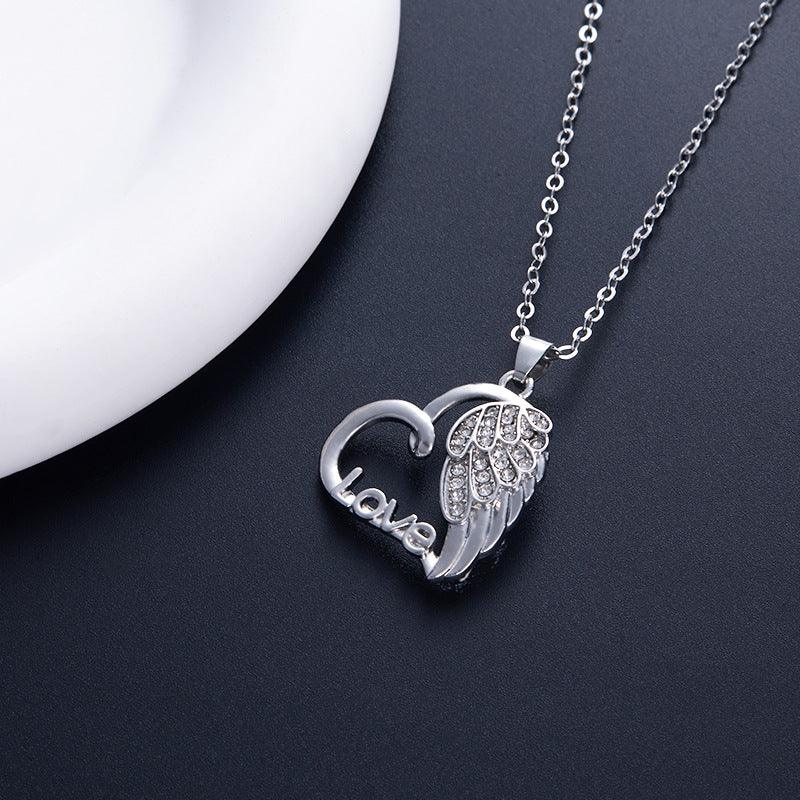 Wholesale  Angel Wings Pendant Necklace
