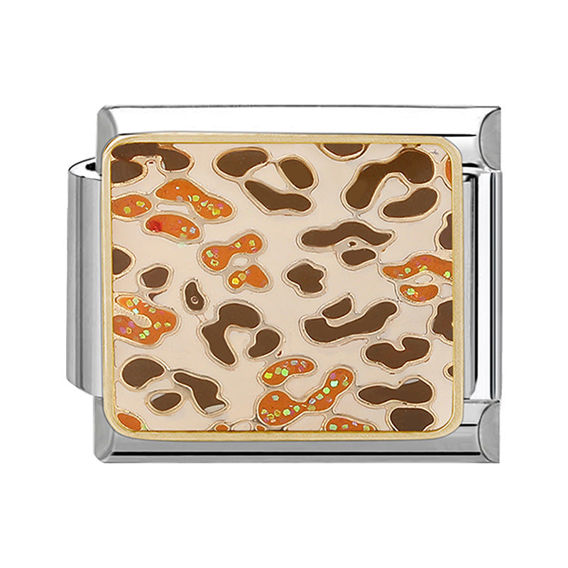 Wholesale Italian Charm Bracelet 9mm DIY Splicing Pet Blue Titanium Steel Composable Bracelet