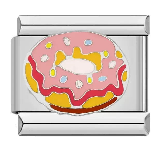 Wholesale Italian Charm Bracelet 9mm DIY Splicing Cute Cartoon Stainless Steel Composable Bracelet