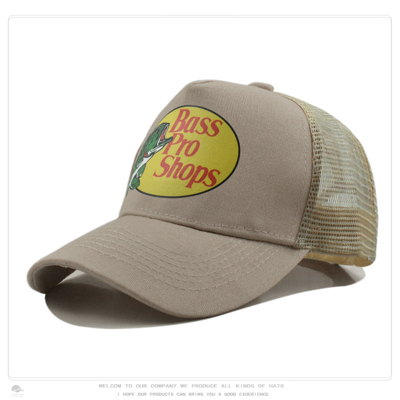 Wholesale Solid color printed outdoor fishing sun protection men' s baseball cap hat