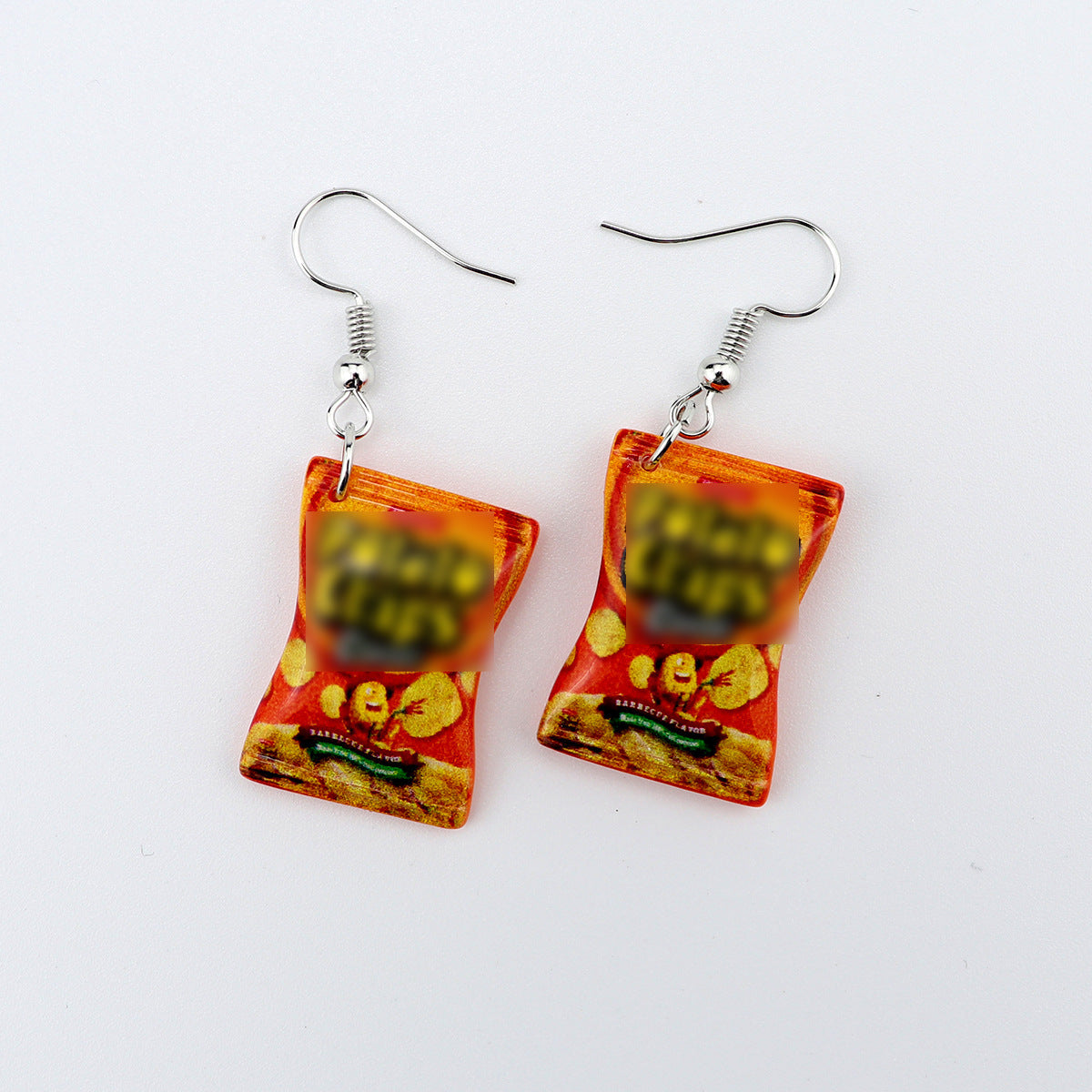 Wholesale  10pcs Creative  Fries Instant Noodles Earrings