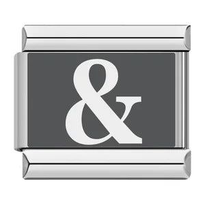 Wholesale Italian Charm Bracelet 9mm DIY Splicing Removable English Letters Stainless Steel Composable Bracelet