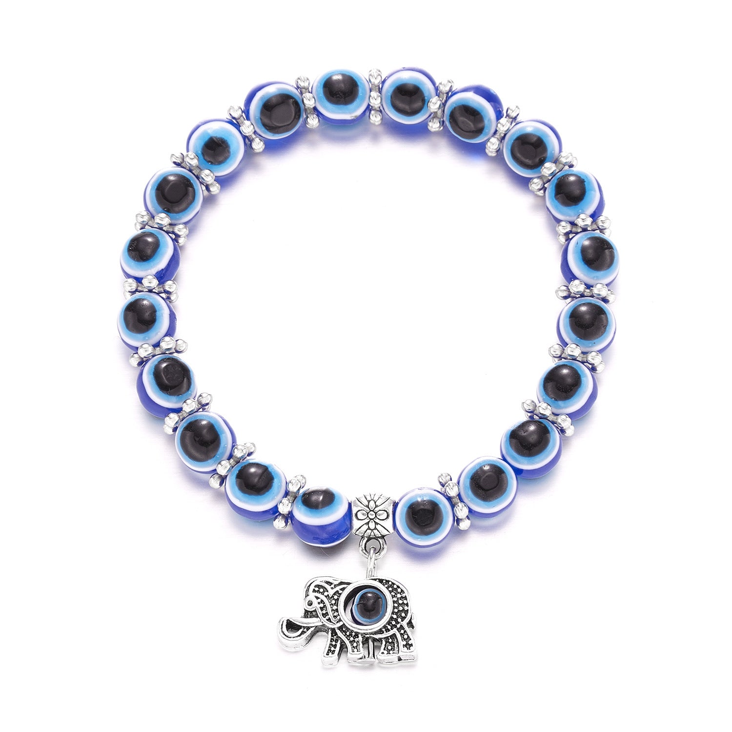 Wholesale Fatima' s Hand Türkiye Blue Eye Handmade Bracelet