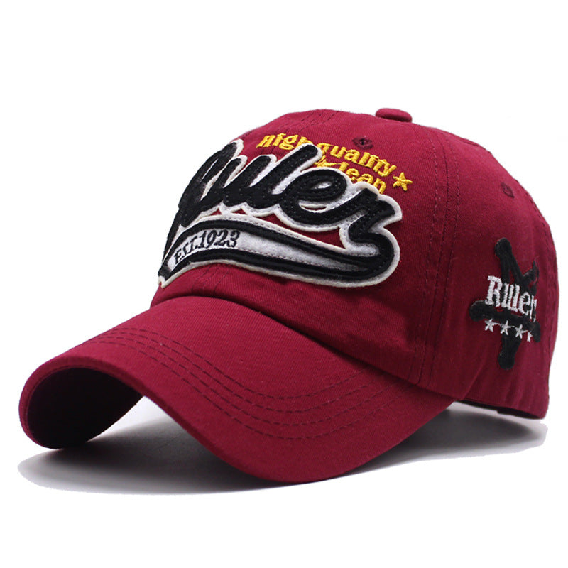 Wholesale  3D three-dimensional embroidery high-grade cotton letter embroidery Rules baseball hat
