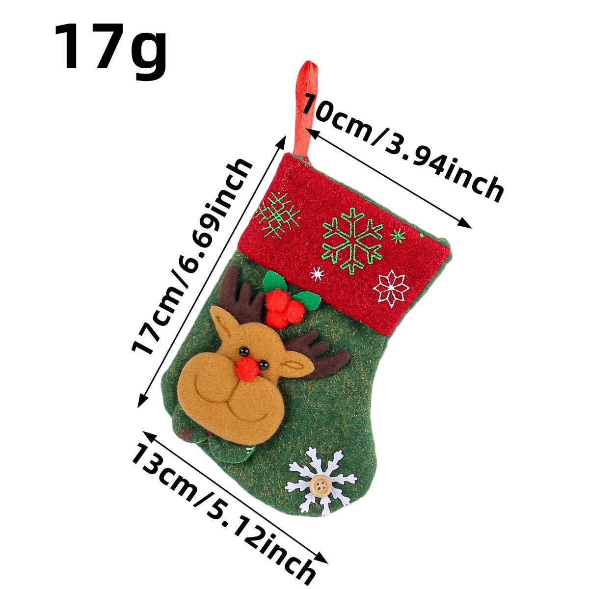 Wholesale Snowflake Christmas Socks Gift Bag Christmas Decorations