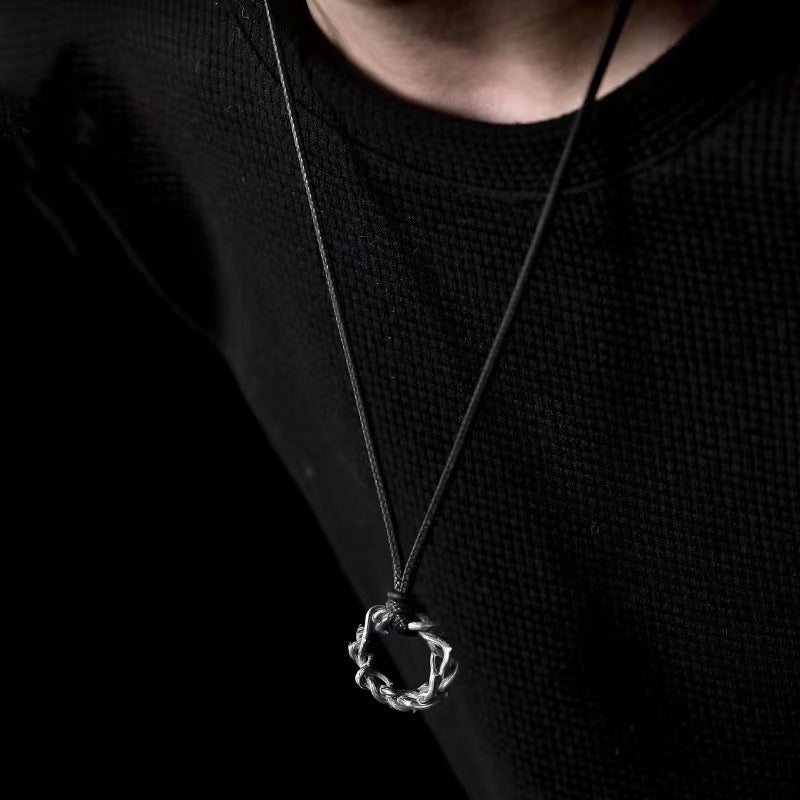 Wholesale Men's Vintage Thorn Necklaces ACC-NE-Yudie001
