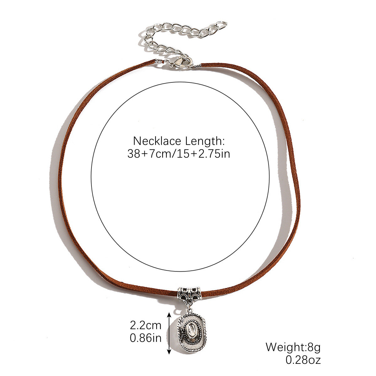 Wholesale National Style Niutou Cross  Fold Vintage Necklace
