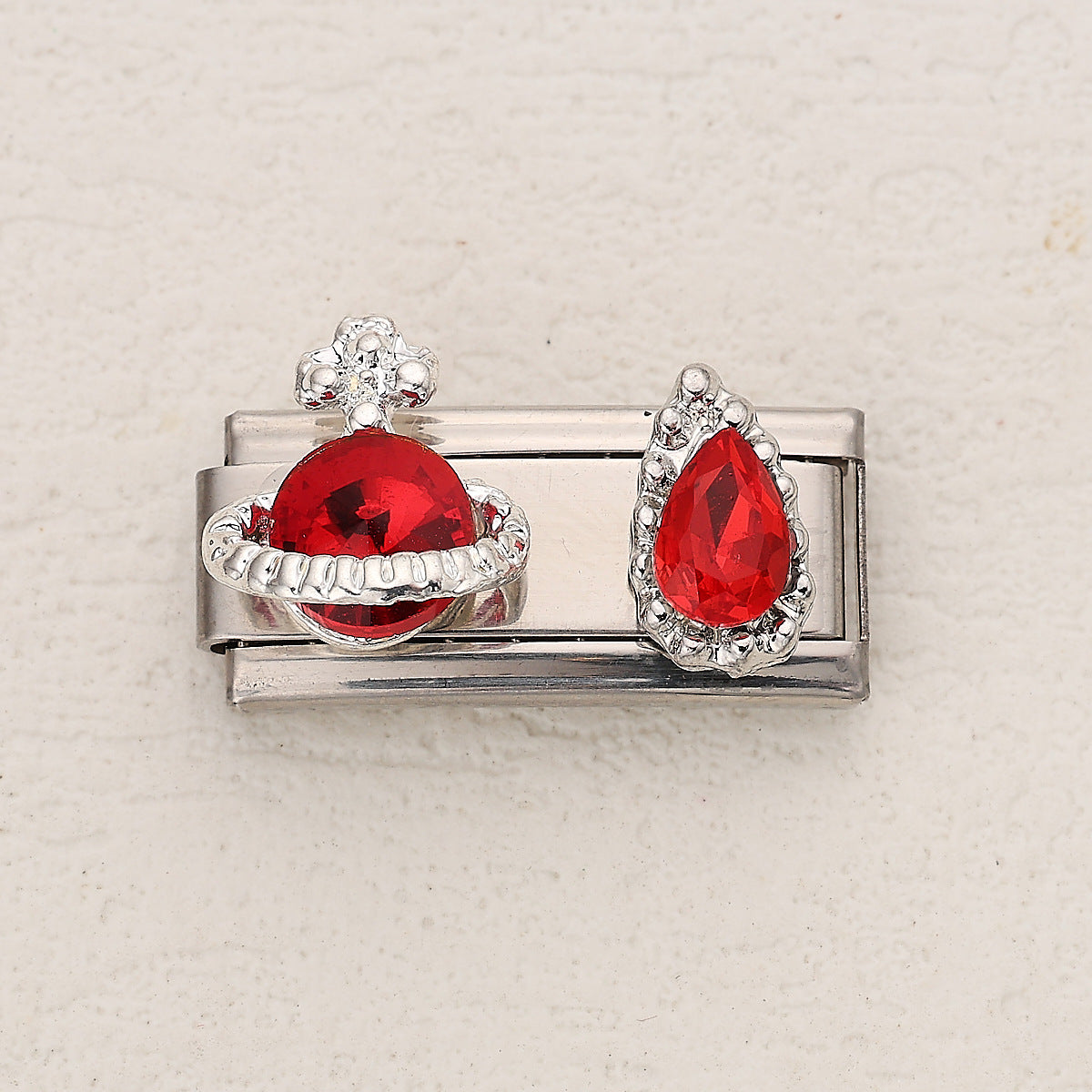 Wholesale 10pcs Italian Charm Bracelet 9mm DIY Splicing Pearl Series Stainless Steel Composable Bracelet