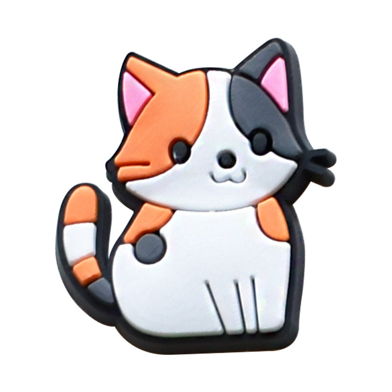 Wholesale Random 100pcs Small Animal PVC Soft Rubber Shoe Buckle Decoration ACC-SC-RYY056