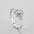 Wholesale 925 sterling silver rectangular zircon ring