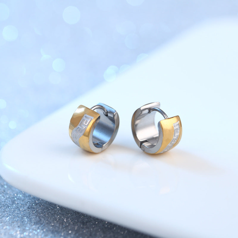 Wholesale Stainless Steel Earrings Spherical Earrings ACC-ES-Shil001