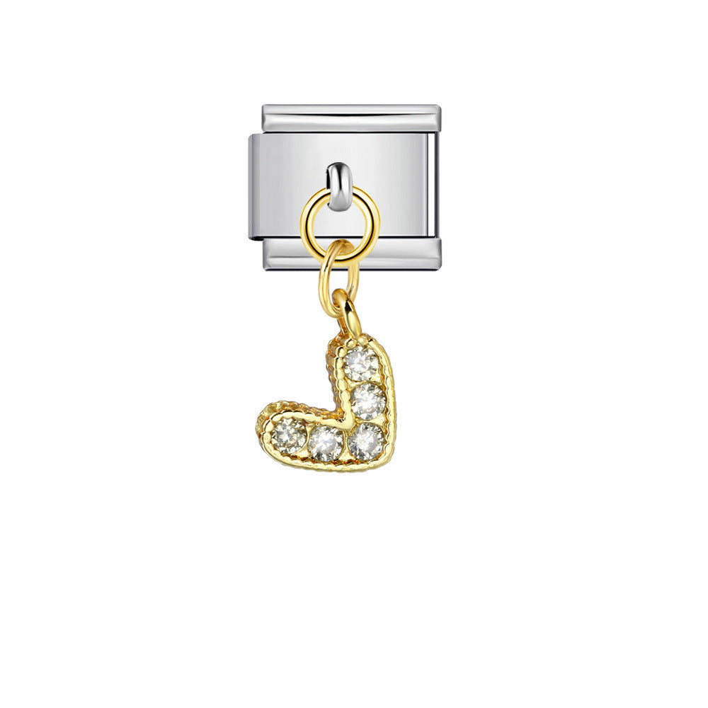 Wholesale Pendant Modular Bracelet Stainless Steel Fashion Accessoryv