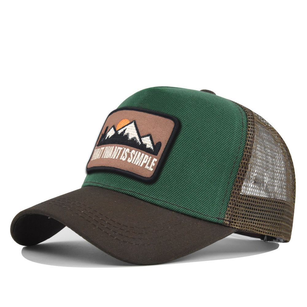 Wholesale Embroidered hill animal summer sunshade net hat