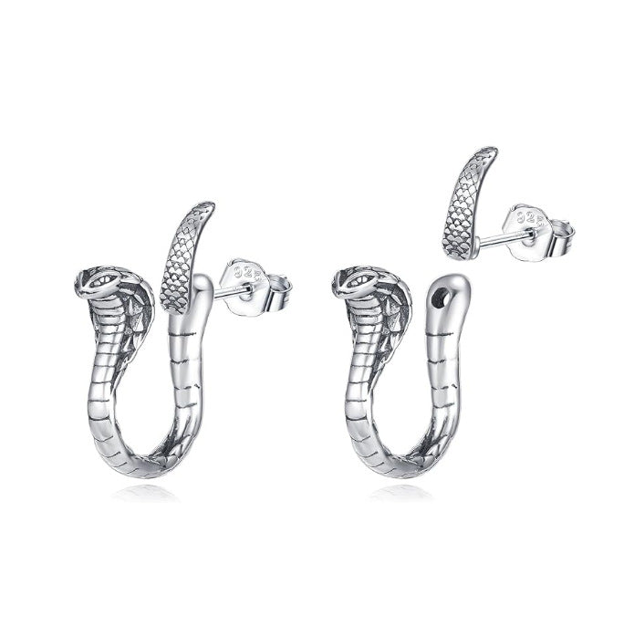 Wholesale Retro Alloy Snake-Shaped Detachable Earrings