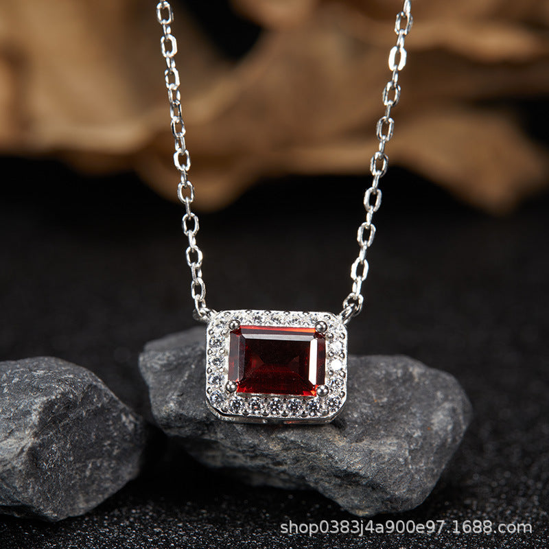 Wholesale S925 Sterling Silver Natural Sugar Cube Ring