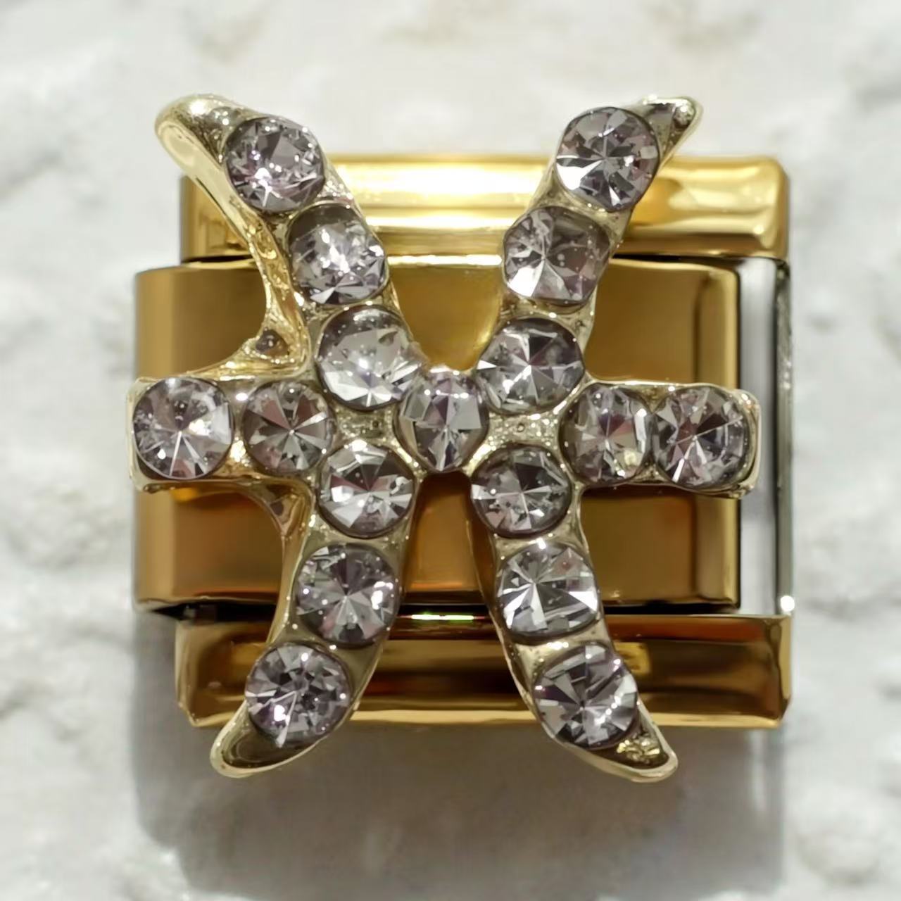 Wholesale 5pcs  Italian Charm Bracelet 9mm DIY 12 contions   Creative Stainless Steel Composable Bracelet