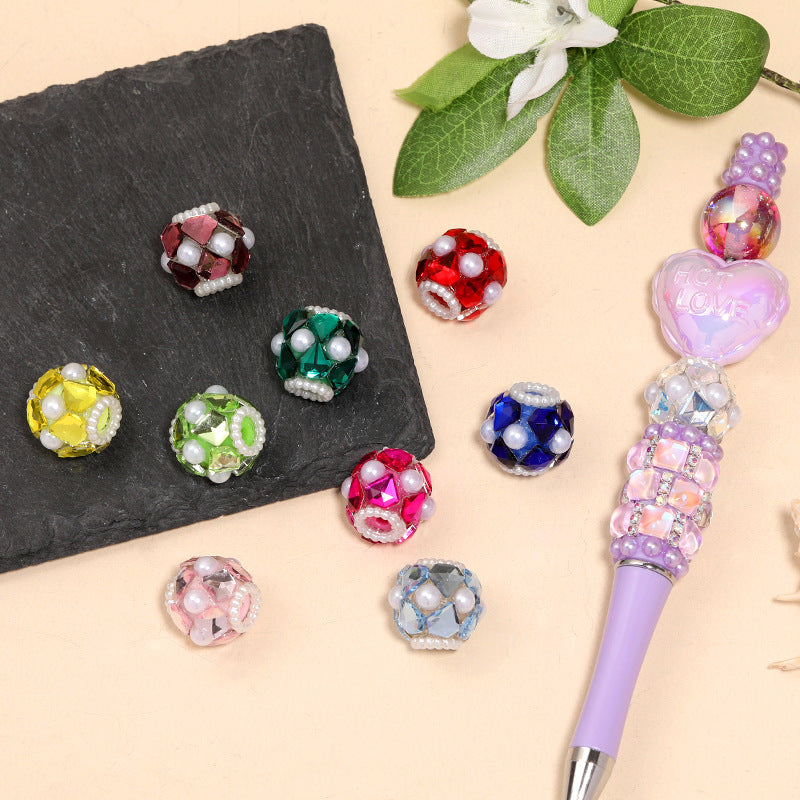Wholesale 10pcs Crystal Beads with Straight Holes