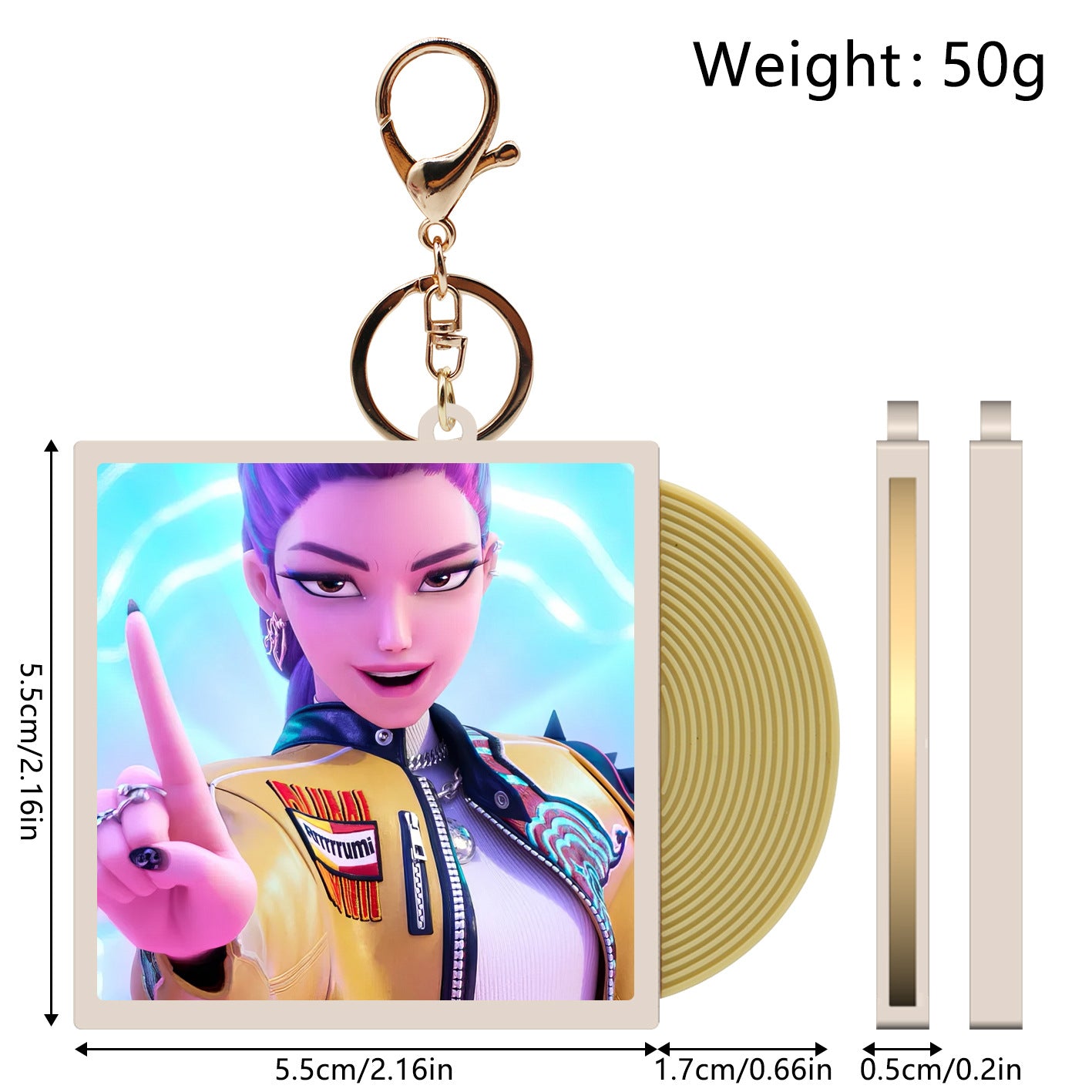 Wholesale KPOP CD vinyl record keychain ACCVIP