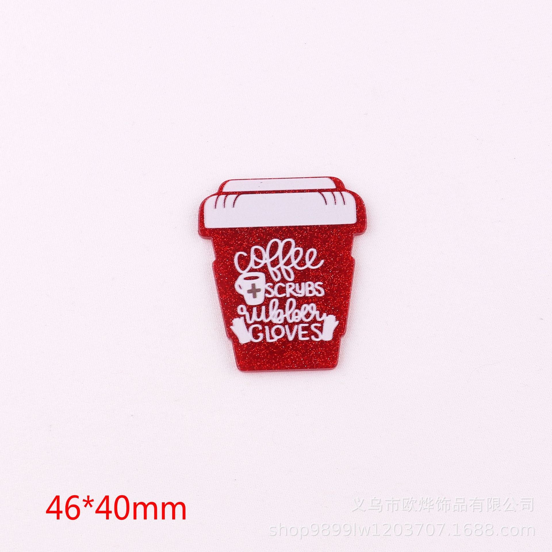 Wholesale 10pcs DIY Flatback Cartoon Christmas Acrylic Flatback Badge Scroll Retractable Keychain DIY Accessories ACC-FK-OuYe004