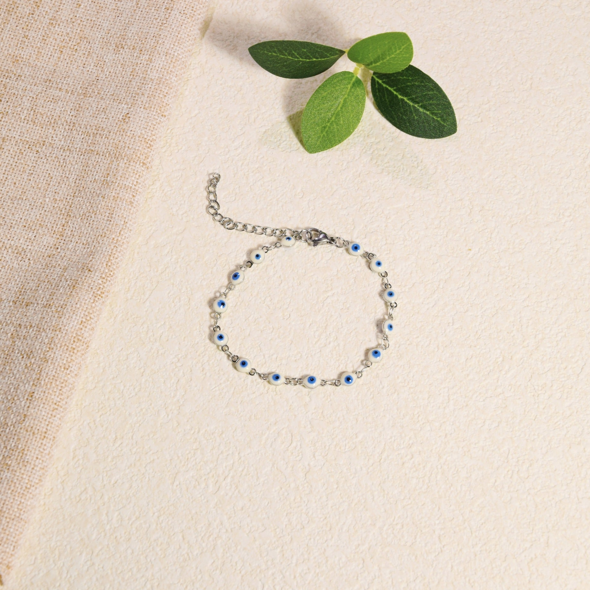 Wholesale  Stainless Steel Jewelry Retro Devil's Eye Geometric Bracelet