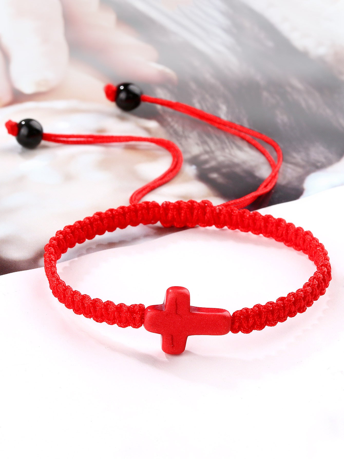 Wholesale Turquoise Cross Braided Bracelet