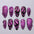 Wholesale 24 Pieces/box Butterfly Water Drop Cat Eye Nails Kits Nail Stickers