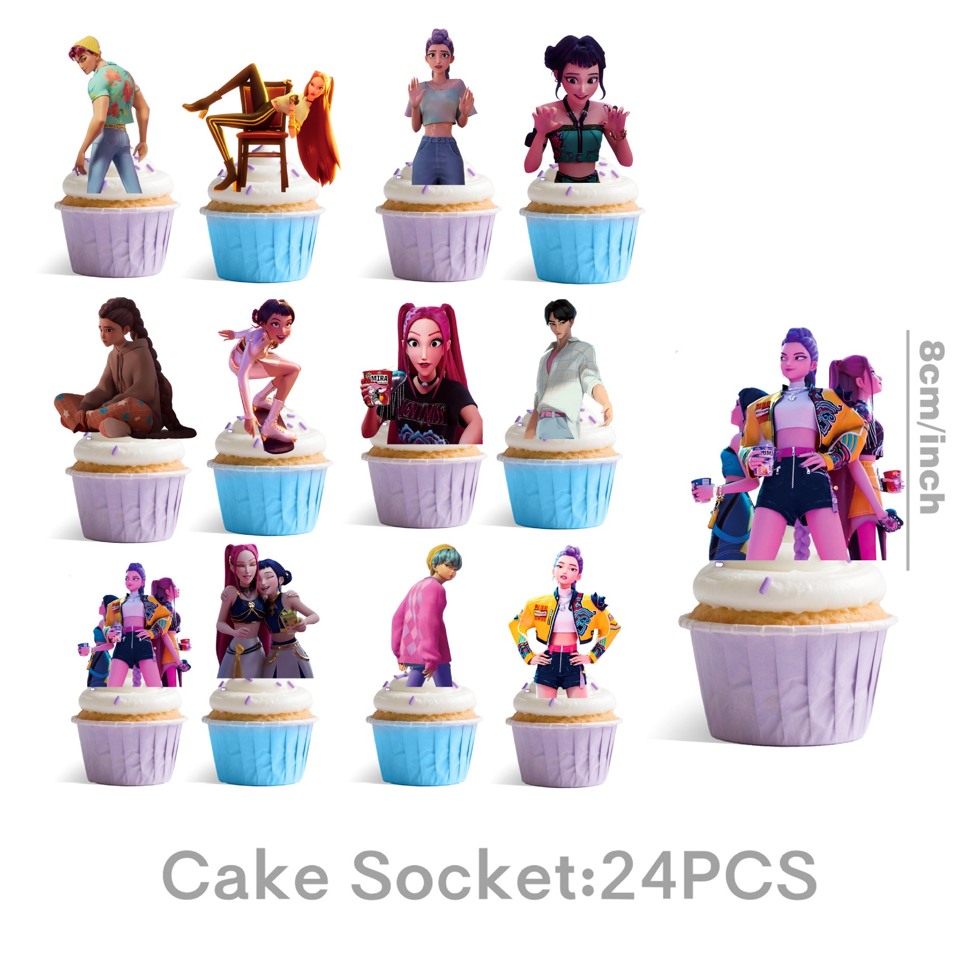 Wholesale Theme Birthday Party Tableware Supplies Pull Flag Banner kpop