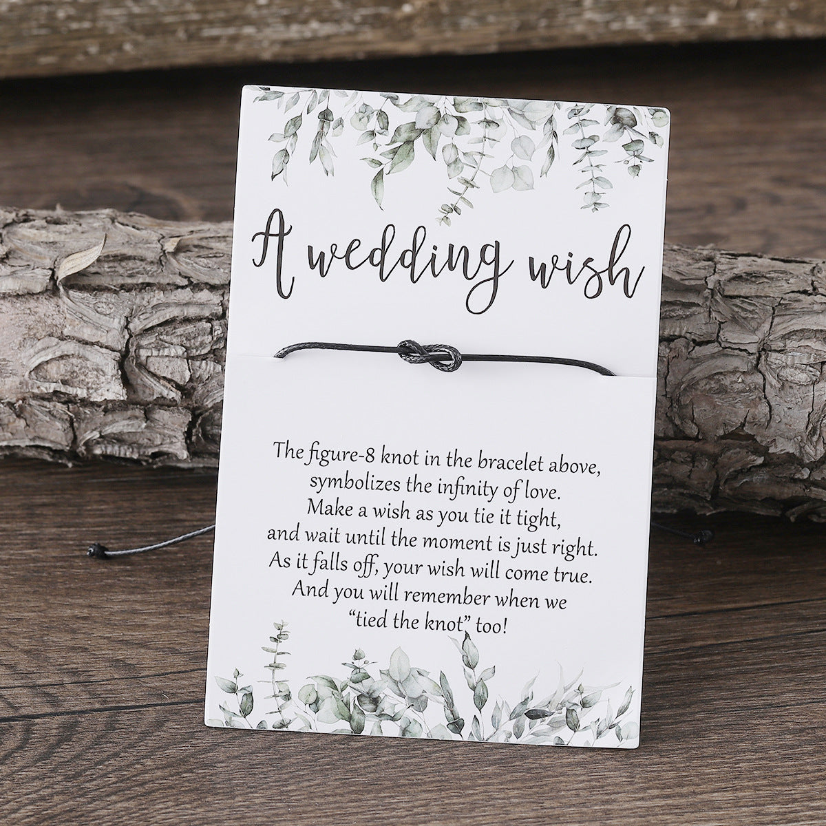 Wholesale Love Star Shape Bee Braided Bracelet Blessing Card Bracelet