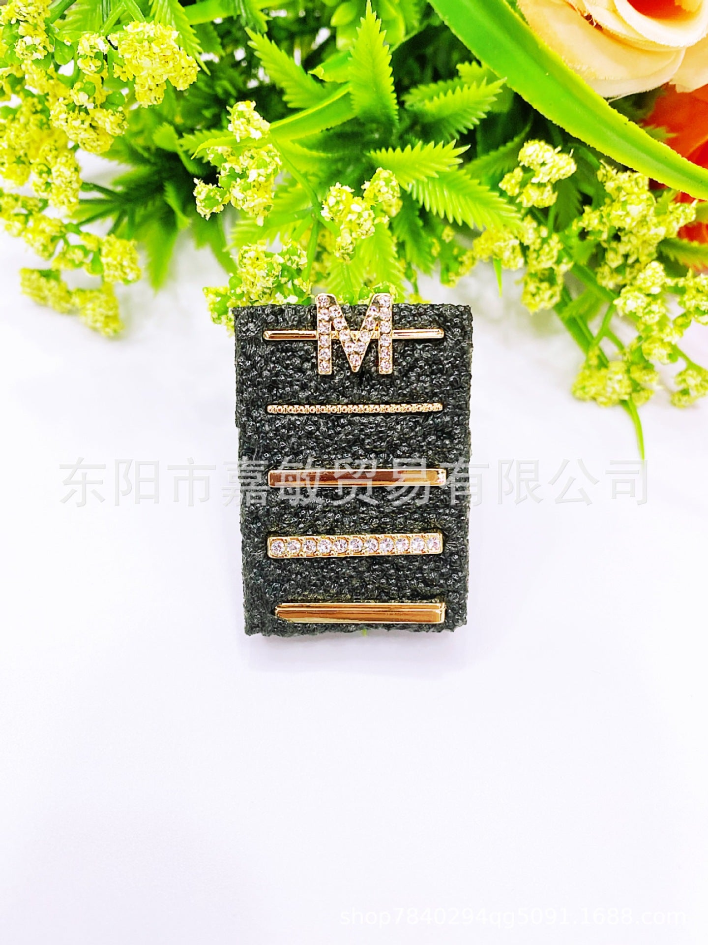 Wholesale Cross-border European and American Apple Watch strap decorative ring simple all-match fashion new decorative nail multi-layer suit