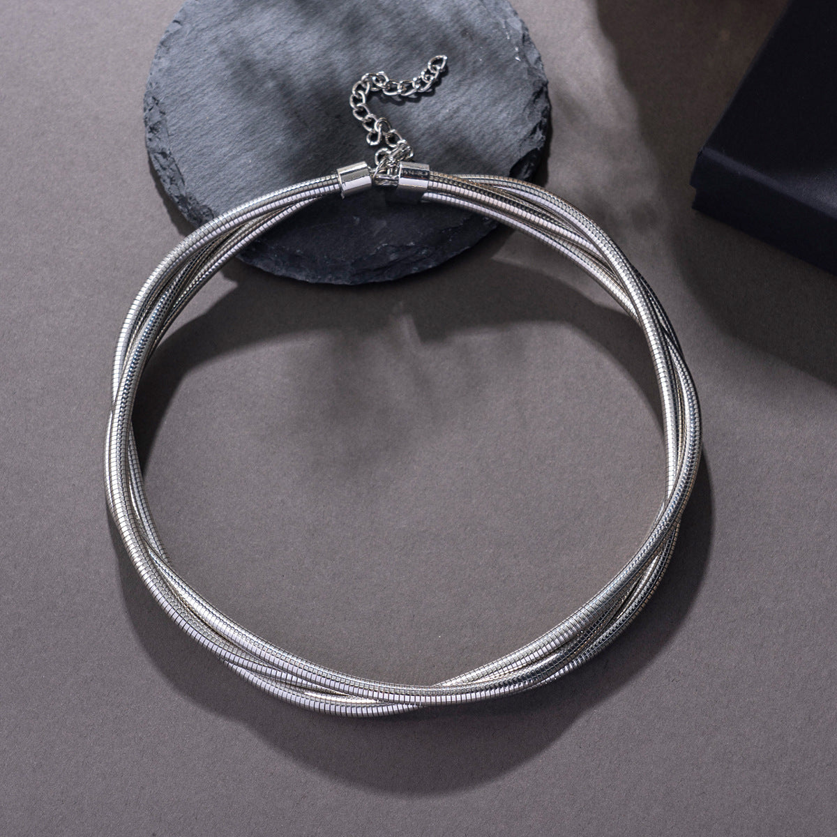 Wholesale Wrap Snake Bone Metal Necklace