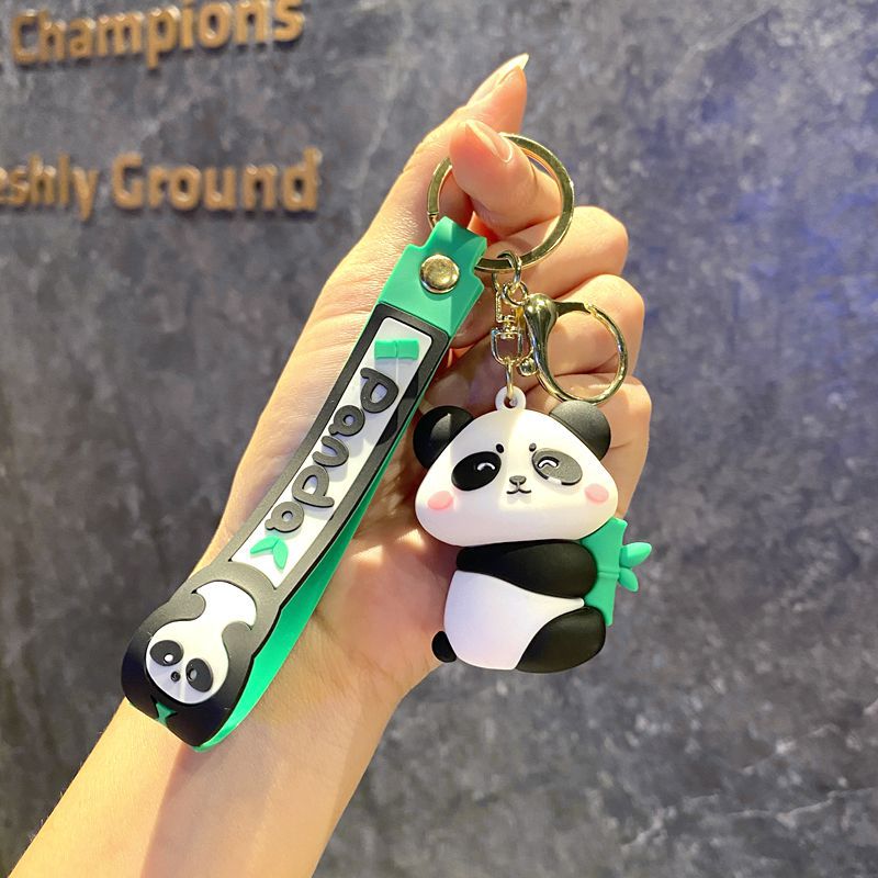 Wholesale Sports Panda Keychains Pendants ACC-KC-GongZ025