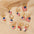 Wholesale Independence Day USA Flag Ice Cream Star Apple Flag Earrings Set