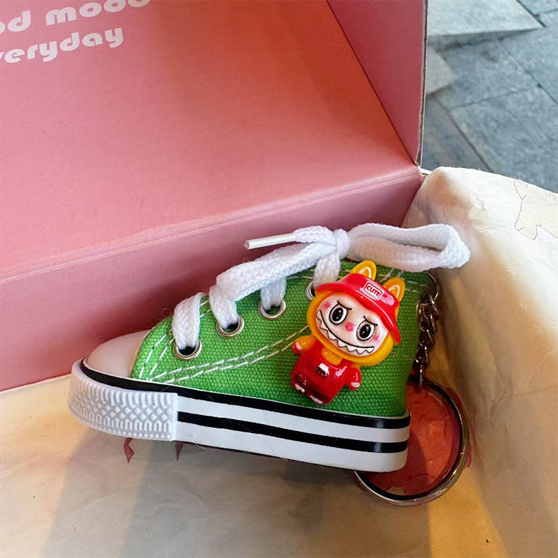 Wholesale Canvas Shoes Keychain Cartoon Little Monster Keychains ACCVIP