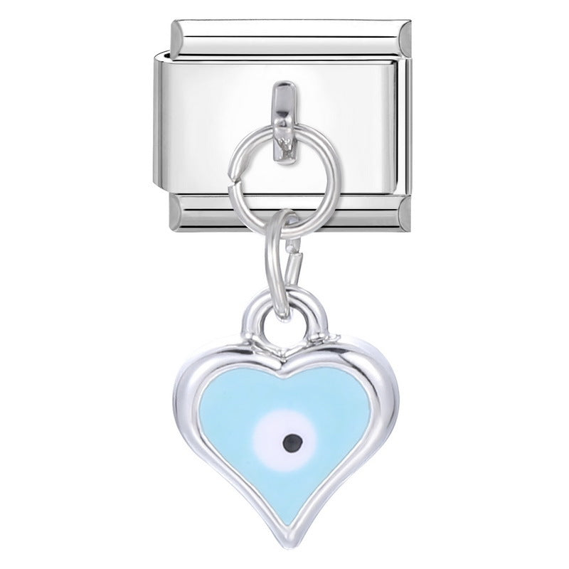 Wholesale Italian Beaded Bracelet 9mm DIY Splicing Removable Stainless Steel Combinable Bracelet