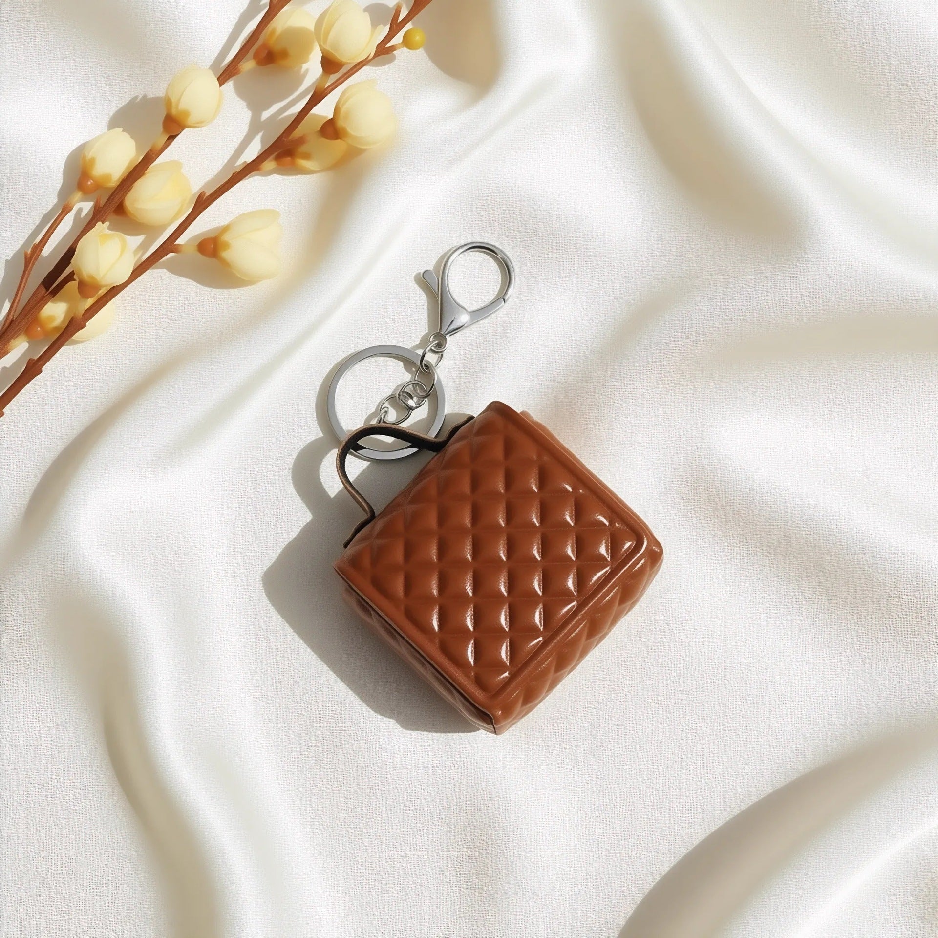 Wholesale Handmade Leather Quilted Coin Purse - Chic Phone Accessory &  Keychain