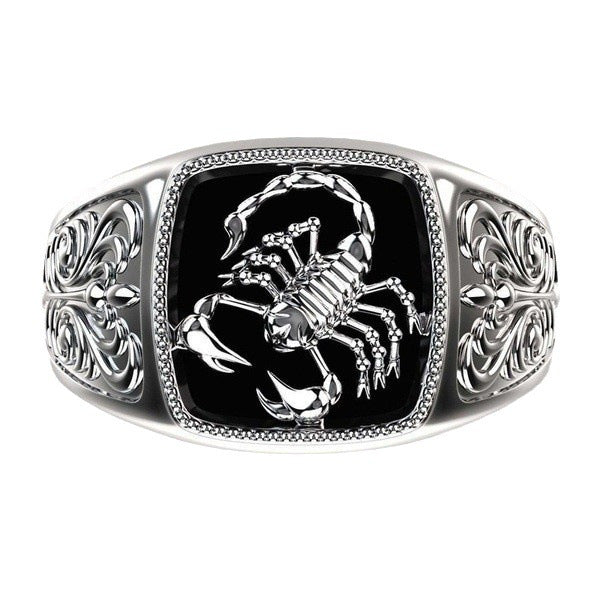 Wholesale  Alloy Scorpio Relief Men's Ring