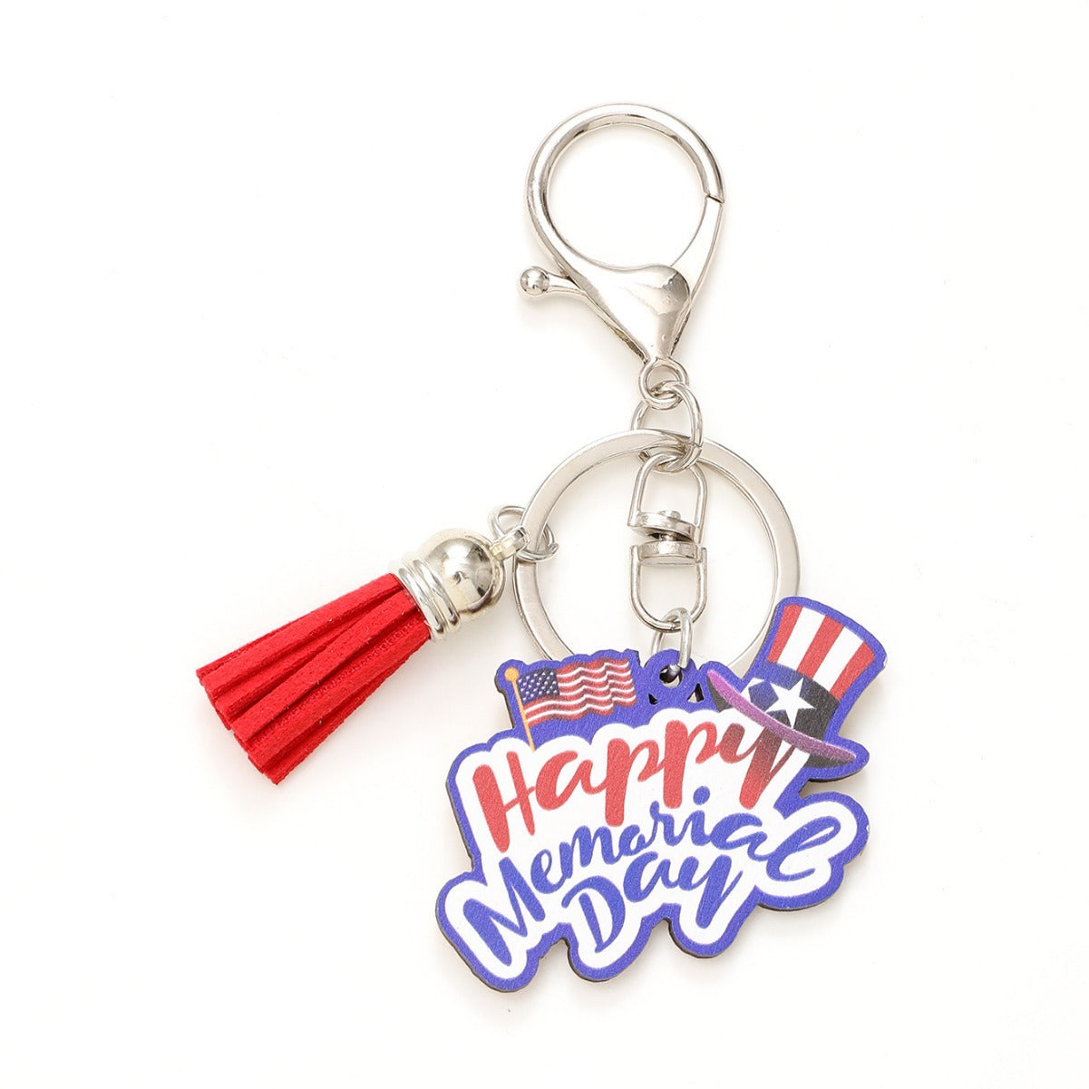 Wholesale Teacher's Day Pencil American Independence Day Ice Cream Wooden Keychain ACC-KC-YiTian001
