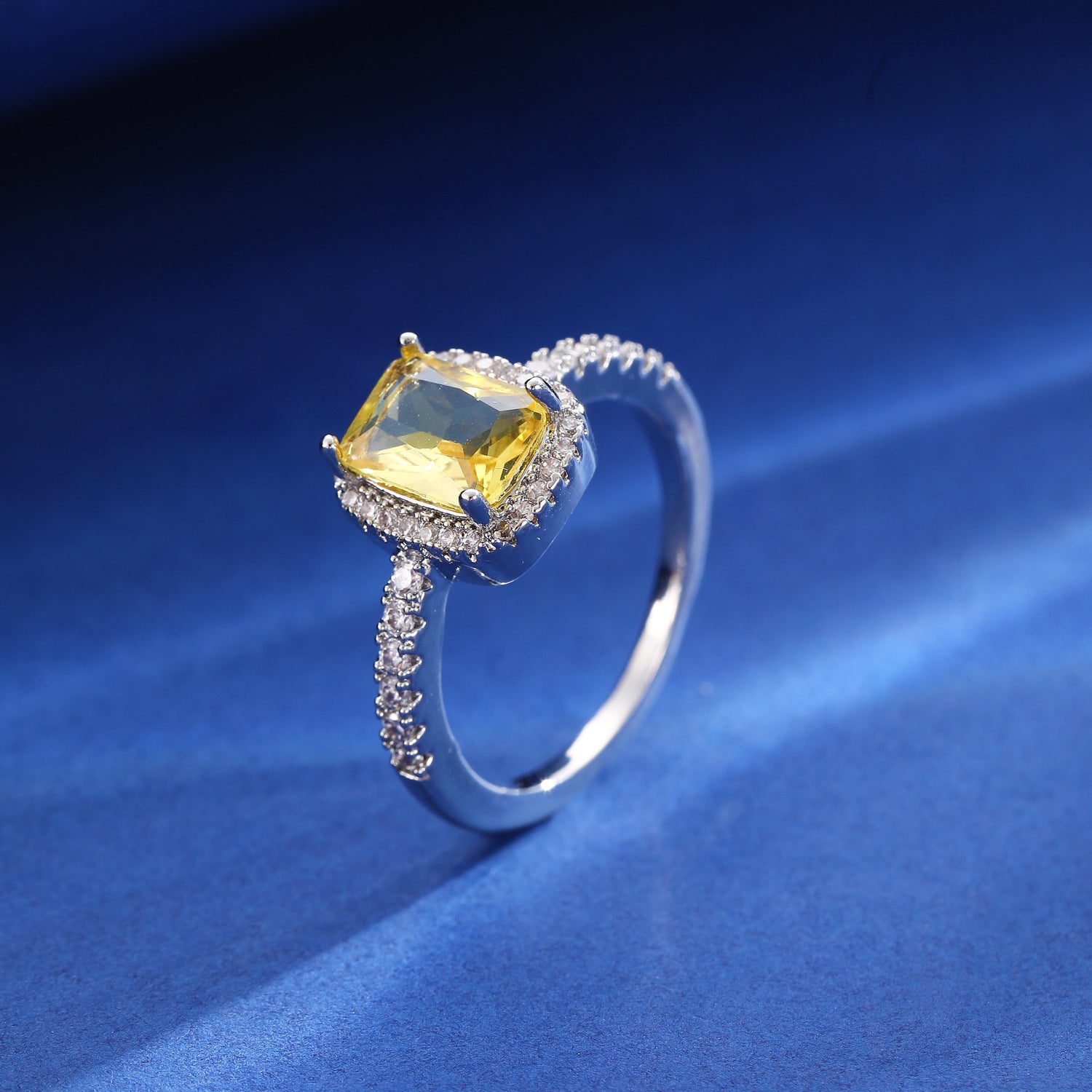 Wholesale color love zircon diamond ring