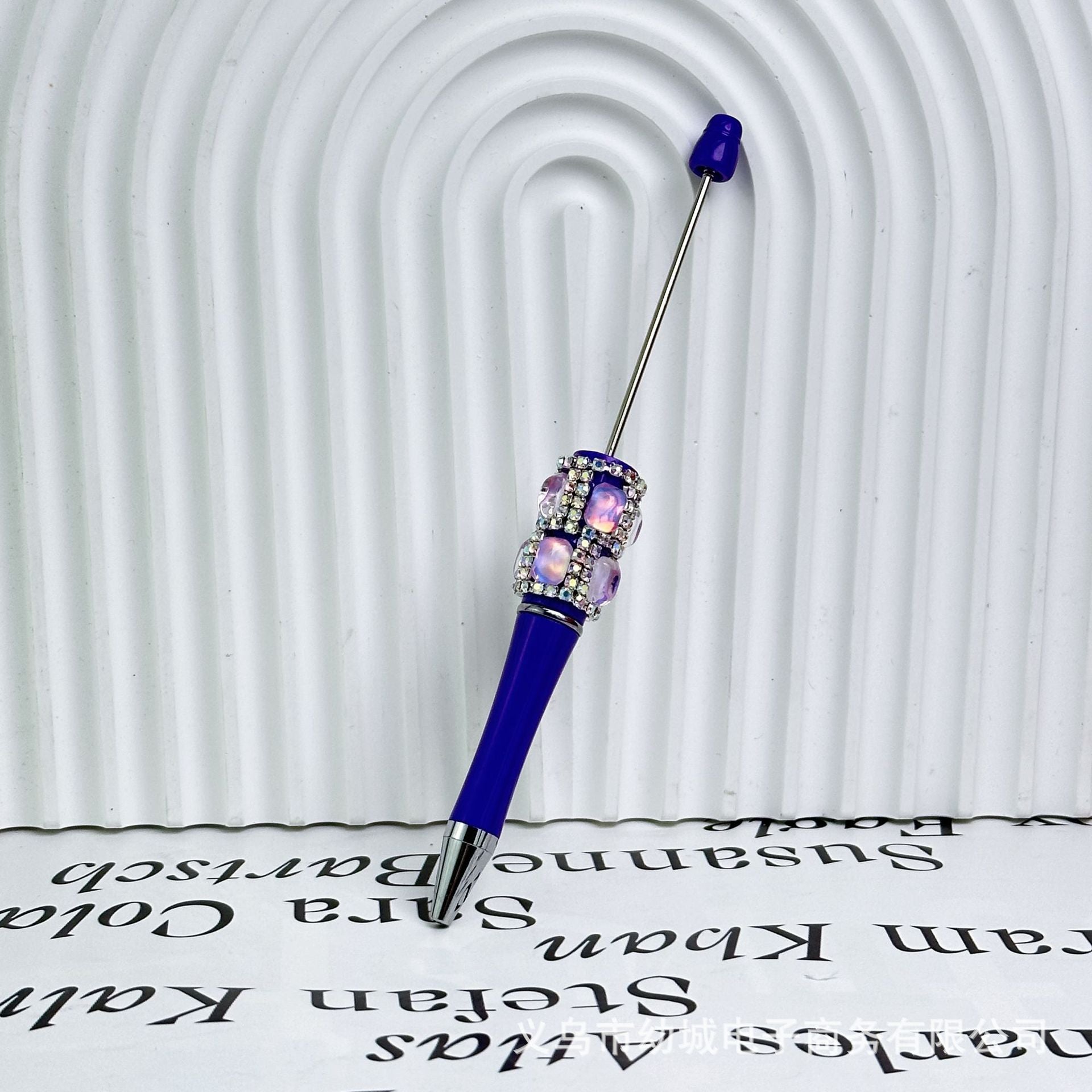 Wholesale 10pcs Creative DIY bright diamond beadable pens